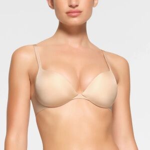 Skims Women’s Ultimate Collection Push-Up Plunge Bra in Sand - Size:36DD